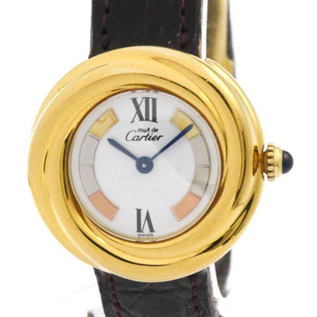 Cartier Must Trinity Vermeil Gold Plated Quartz