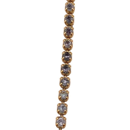 Celine Sparkle Triomphe Necklace High Chain Gold