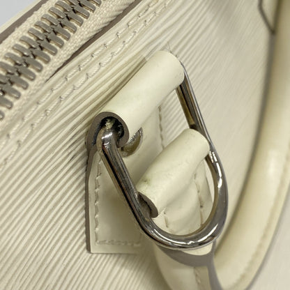 Louis Vuitton Epi Alma Pm Handbag M4030J White Leather