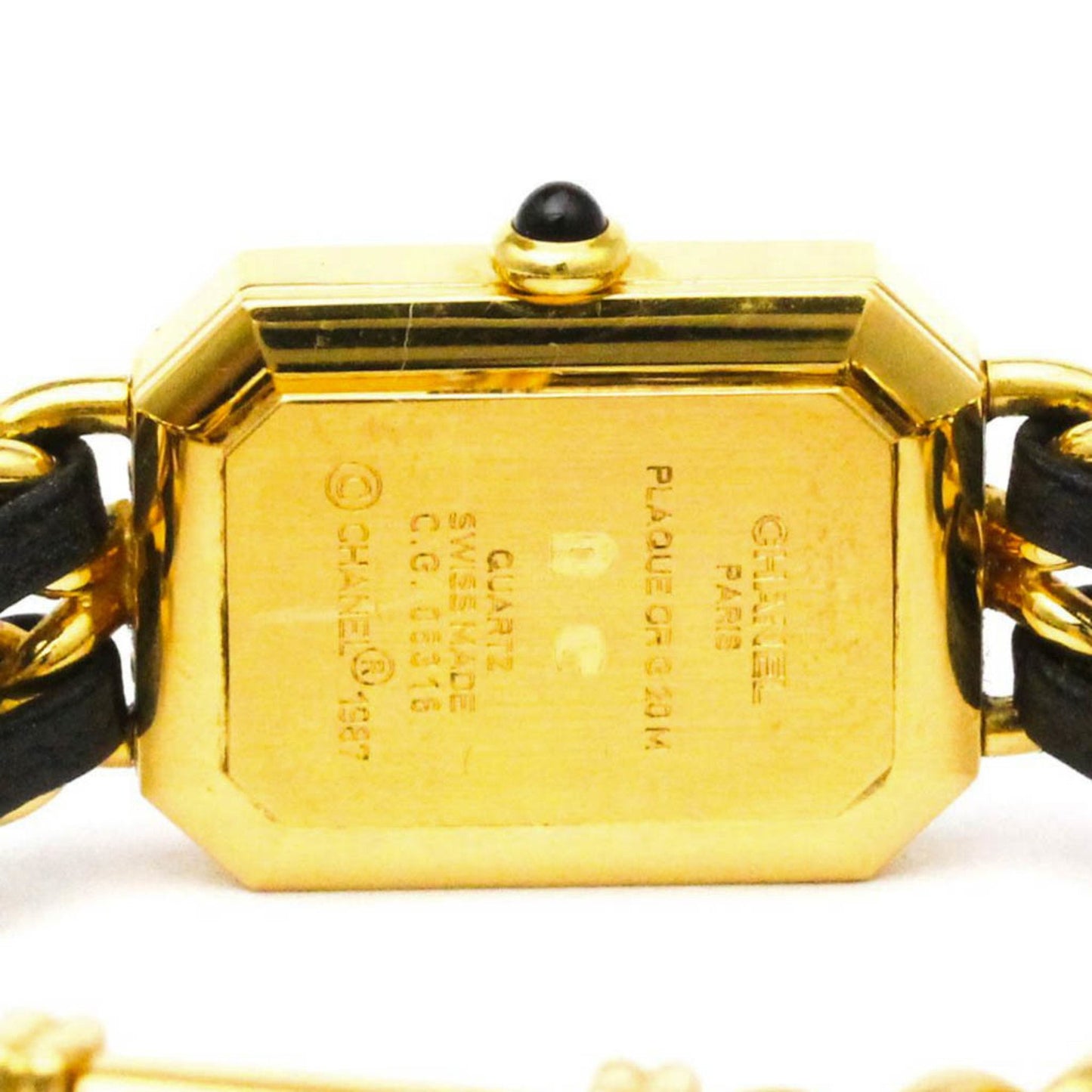 Chanel Premiere Size L Gold Plated Quartz
