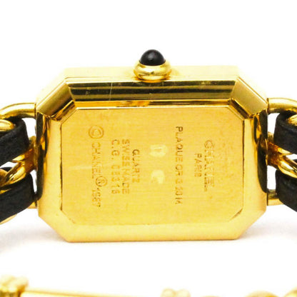 Chanel Premiere Size L Gold Plated Quartz