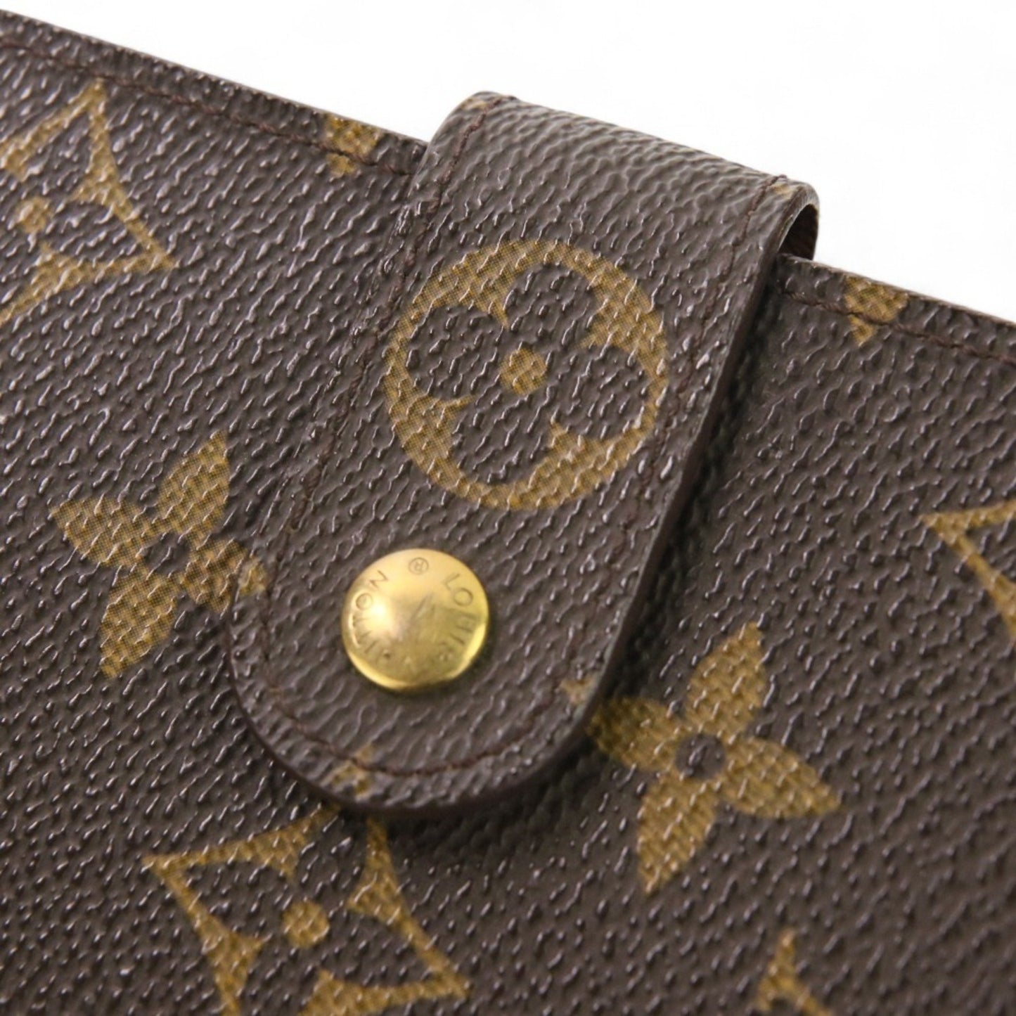 Louis Vuitton Porte Papier Zip Bifold Wallet M61207 Brown