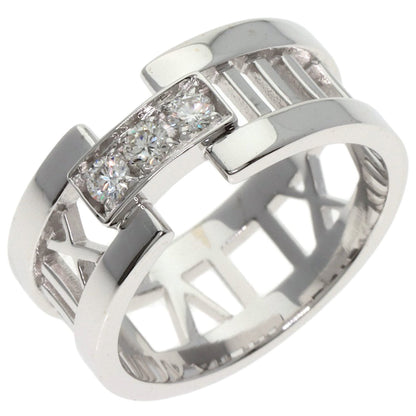Tiffany Atlas Open Diamond Ring In 18K White Gold