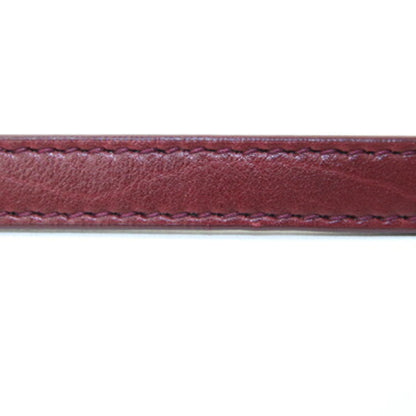 Bottega Veneta Intrecciato Bordeaux Leather Shoulder Bag