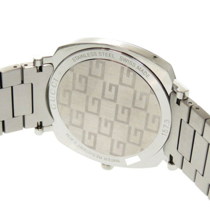 Unused Gucci Grip Ya1574401 Ss Silver Quartz Watch 1535Gucci