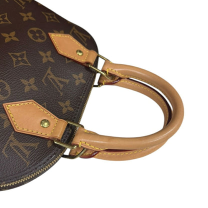 Louis Vuitton Alma Bb Monogram Shoulder Bag Canvas M53152 Brown