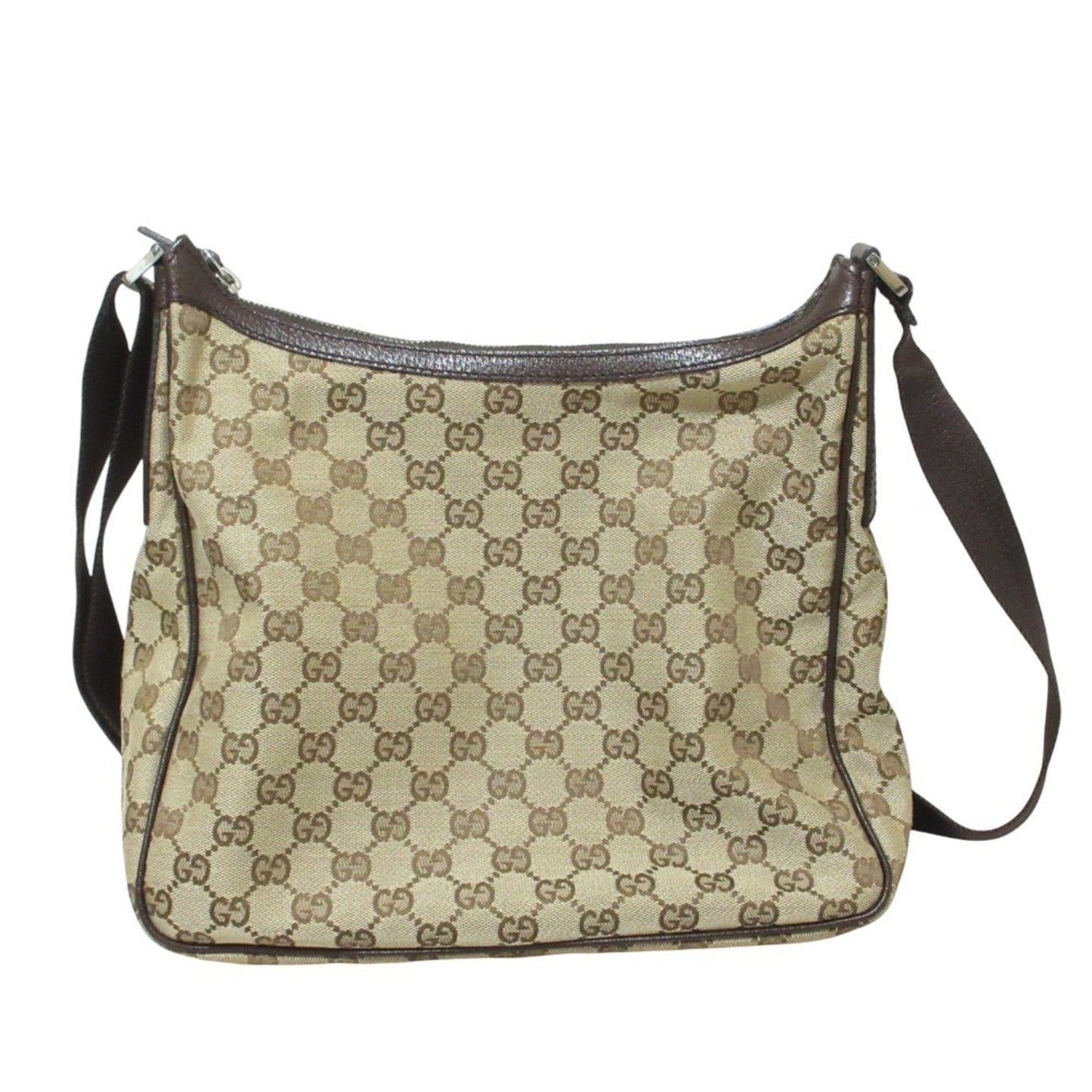 Gucci Gg Canvas Shoulder Bag 131211 Beige Brown