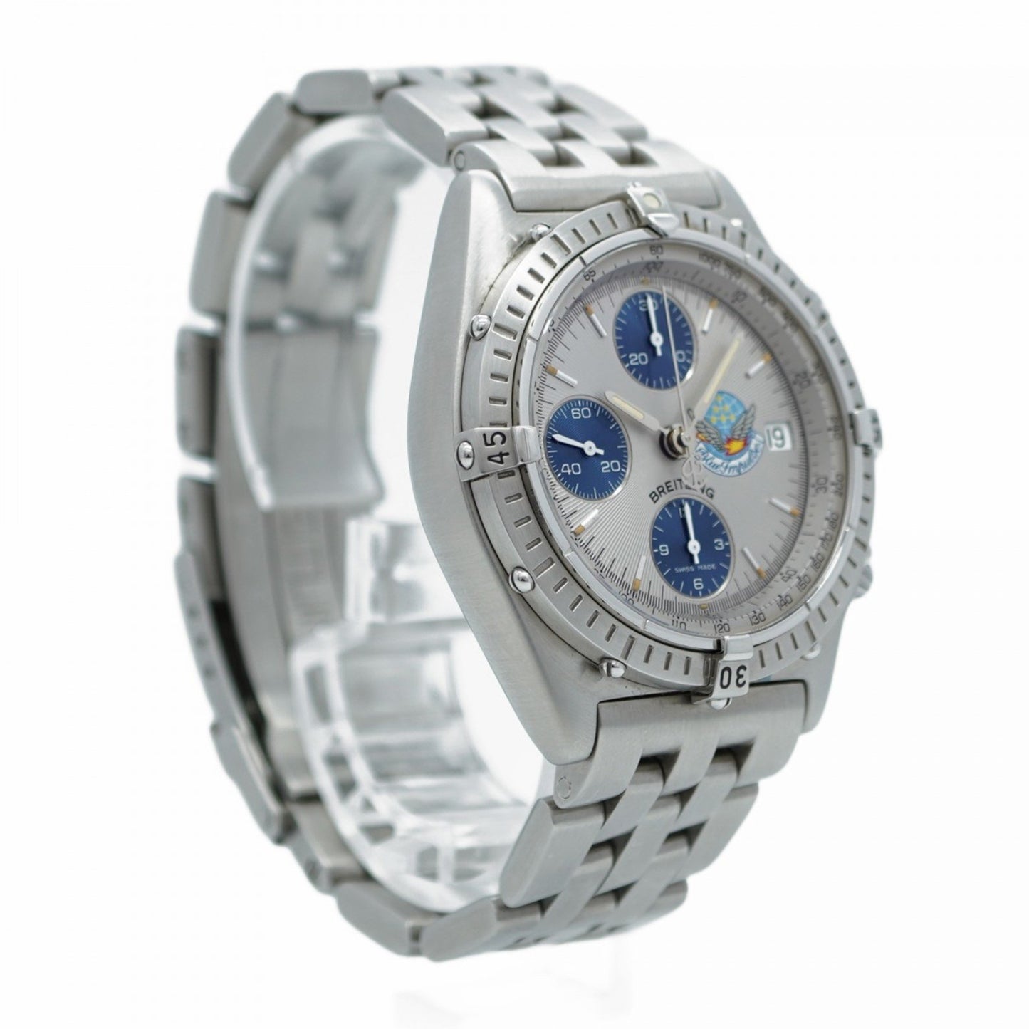 Breitling Blue Impulse A13048 Silver Dial