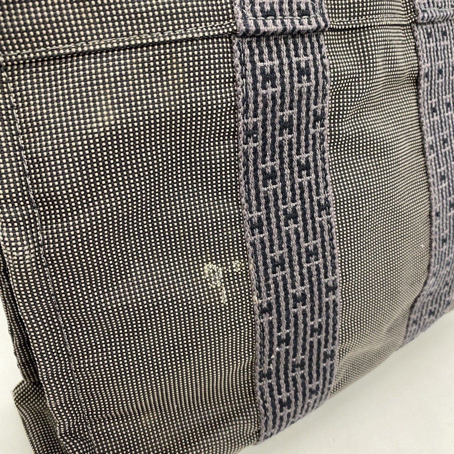 Hermes Air Line Pm Canvas Handbag