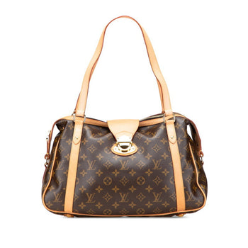 Louis Vuitton Monogram Stresa Pm Handbag/Shoulder Bag M51186 Brown Leather