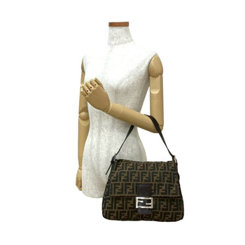 Fendi Mamma Bucket Ff Logo Hardware Canvas