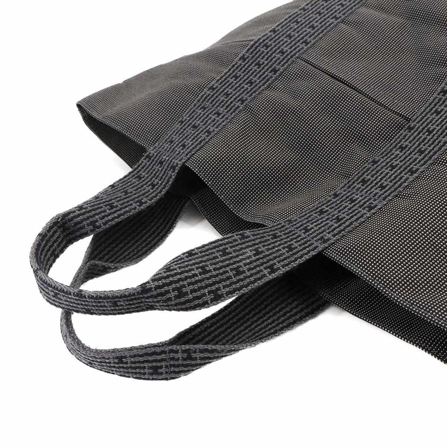 Hermes Herms Herline Cabas Tote Bag In Gray Canvas
