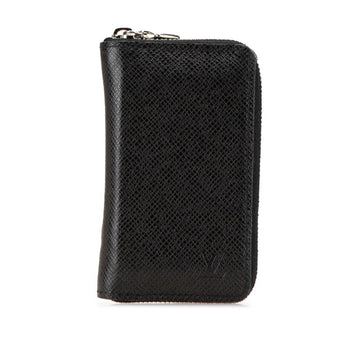 Louis Vuitton Taiga Zippy Coin Purse Case M32832 Ardoise Black Leather