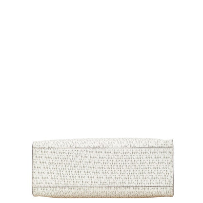 Michael Kors Signature Handbag Tote Bag 35T0Gy9T3B White