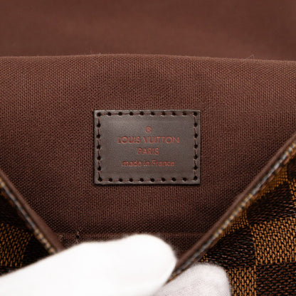 Louis Vuitton Damier Brooklyn Pm Crossbody Shoulder Bag N51210 Brown Leather