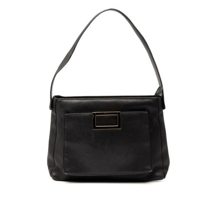 Salvatore Ferragamo Handbag Tote Bag Black Leather