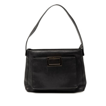 Salvatore Ferragamo Handbag Tote Bag Black Leather
