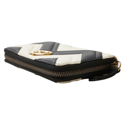 Gucci Gg Marmont Heart Quilted Zip-Around Long Wallet 443123 White