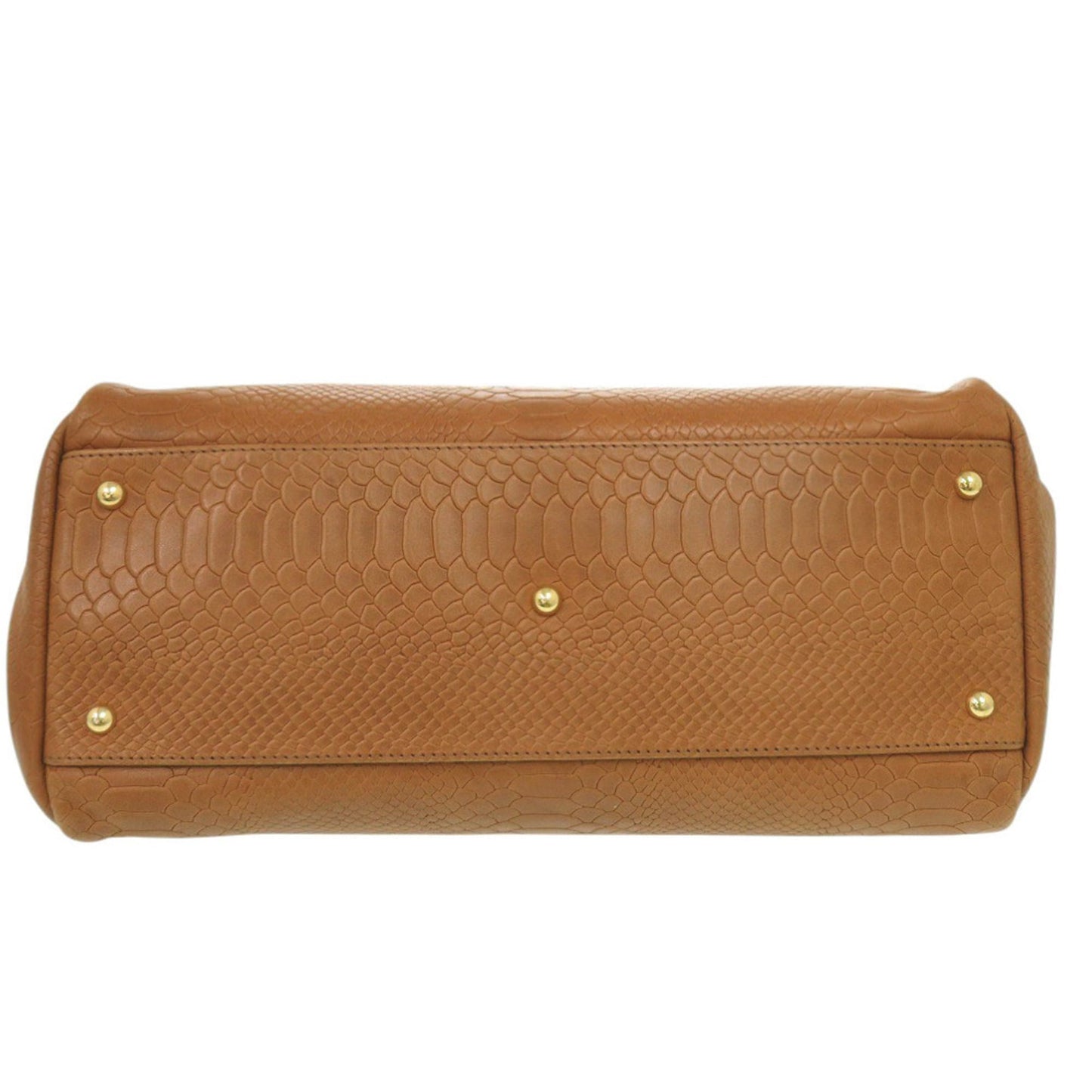 Longchamp Gaby Leather Brown Tote Bag 1526