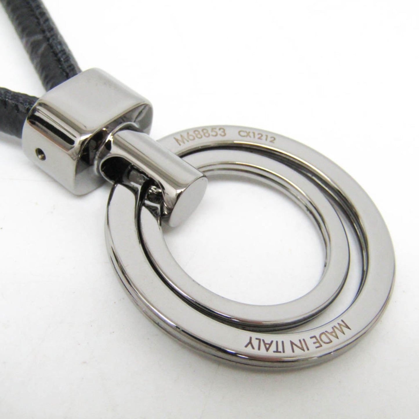 Louis Vuitton Monogram Eclipse Lv Harlow Key Ring M68853 Keyring