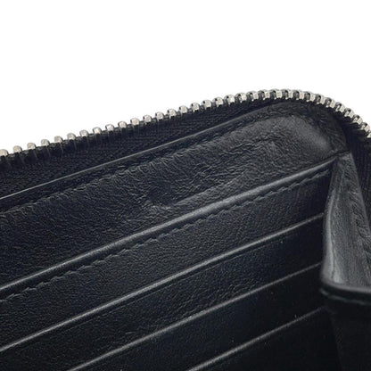 Christian Dior Long Wallet Round Leather 2Ufbc011Xla Black Dior Homme
