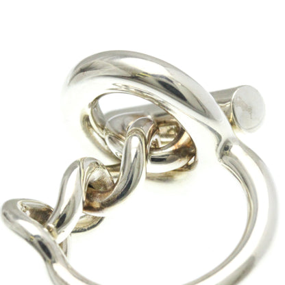 Hermes Croisette Ring Silver Fashion No Stone Band Ring Silver