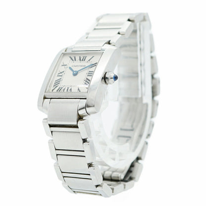 Cartier Tank Franaise Sm W51008Q3 Ivory Dial