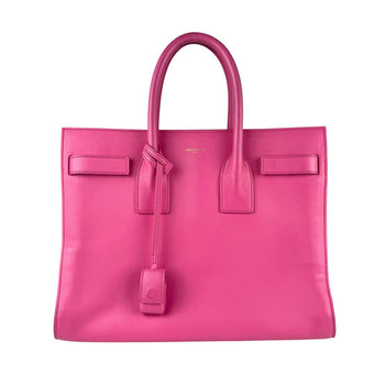 Saint Laurent Sac De Jour Handbag/Shoulder Bag In Pink Gold Leather