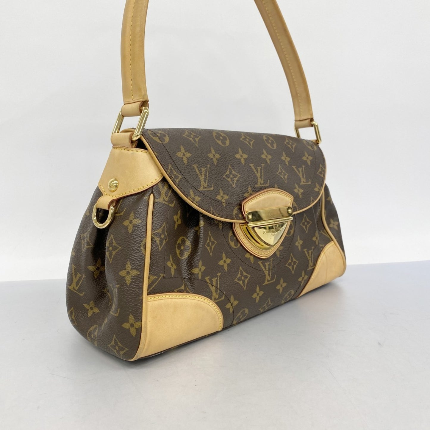 Louis Vuitton Monogram Beverly Mm Shoulder Bag M40121 Brown