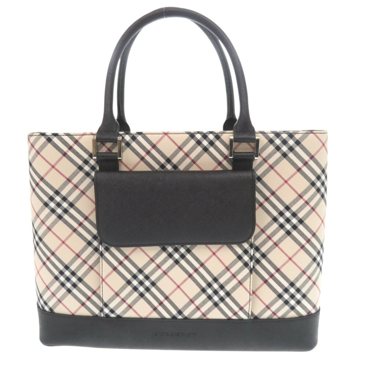 Burberry Nova Check Leather Beige Handbag 1345Burberry