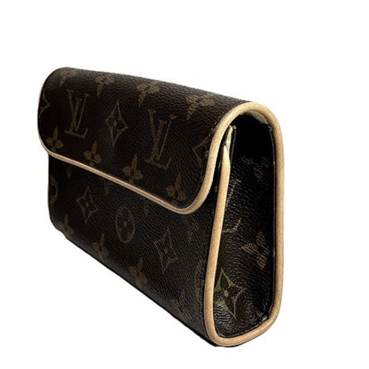 Louis Vuitton Monogram Pochette Florentine M51855 Bag Clutch Waist Pouch