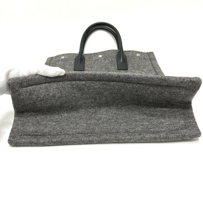 Saint Laurent Paris 632539 Shoulder Bag Hand Bag Bag Tote Bag Gray Black
