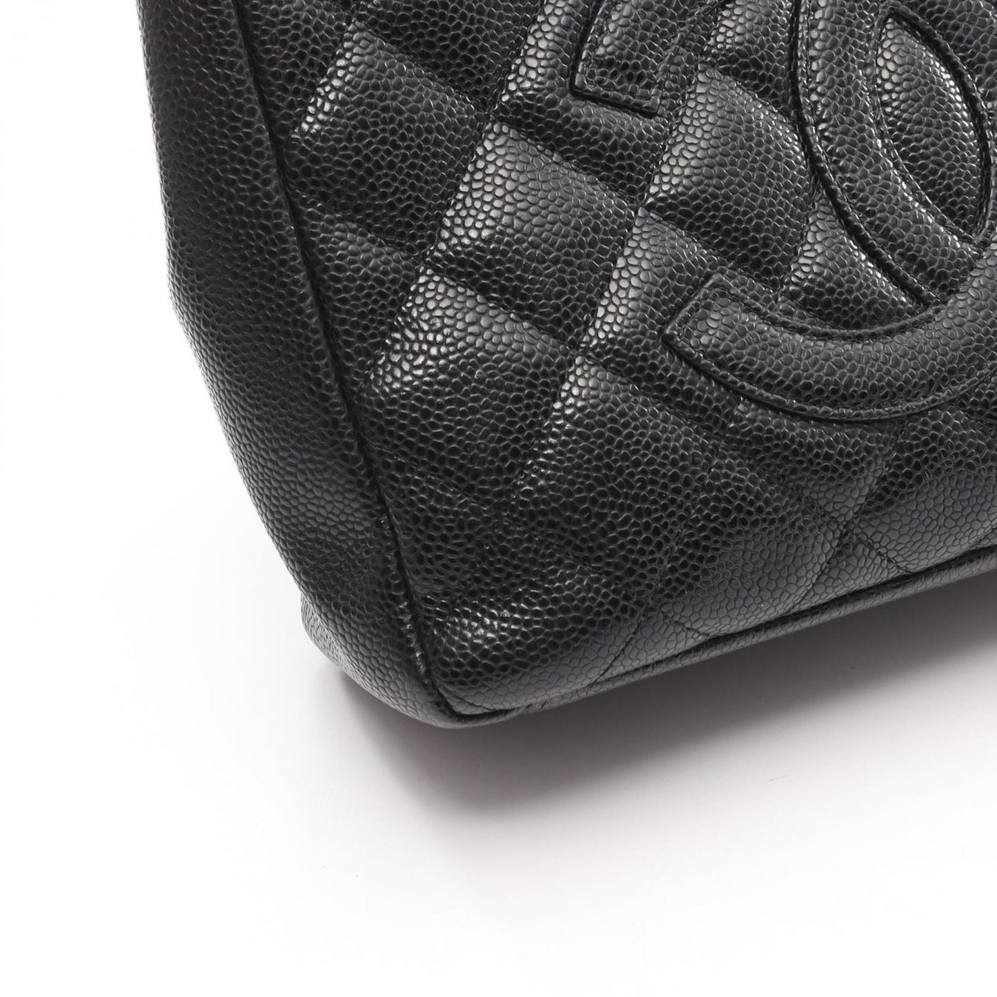 Chanel Matelasse Pst Tote Bag In Grained Calfskin Leather