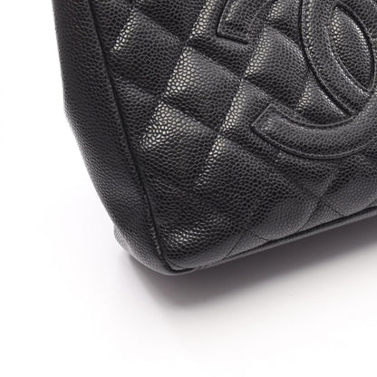 Chanel Matelasse Pst Tote Bag In Grained Calfskin Leather