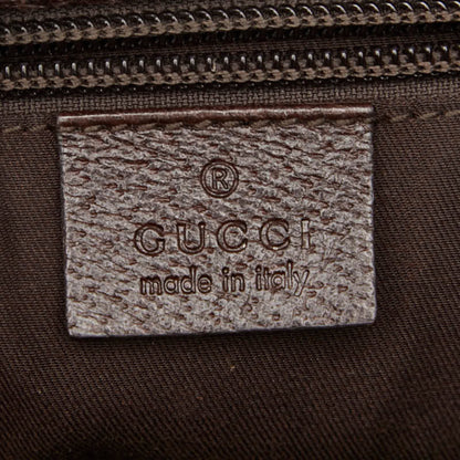 Gucci Gg Canvas Crossbody Shoulder Bag 114273 Brown