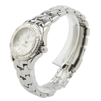 Tag Heuer Link Watch Wt141A Quartz Silver Dial Stainless Steel