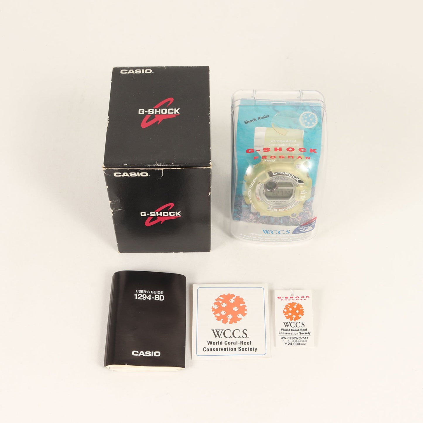 G-Shock 90S Dw-8250Wc-7At Frogman W.C.C.S. World Coral Reef Conservation Society Model Pectinia