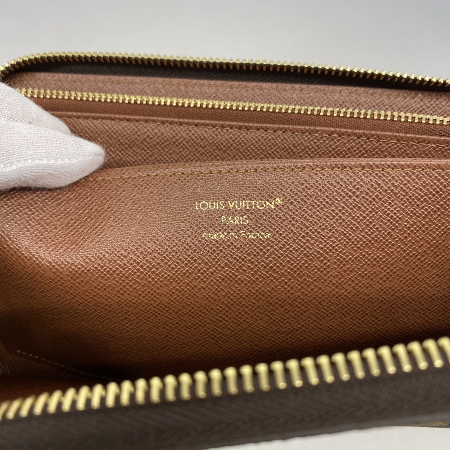 Louis Vuitton Monogram Zippy Wallet M42616 Brown