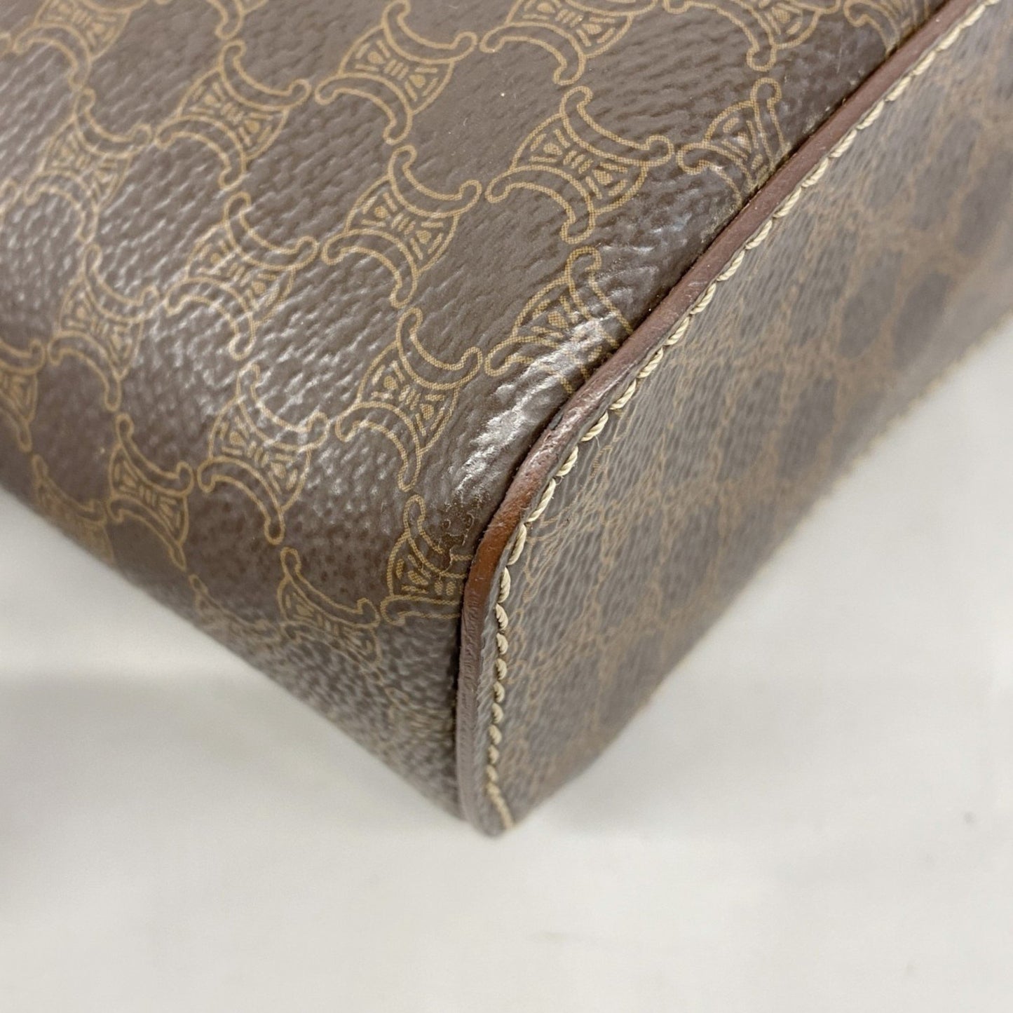 Celine Vanity Bag Macadam Brown