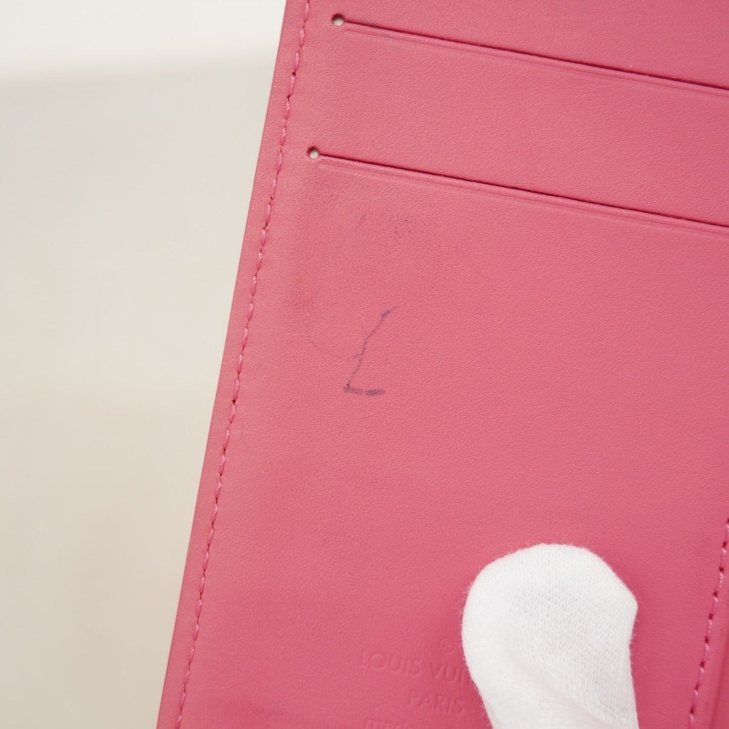 Louis Vuitton Vernis Agenda Pm Planner Cover R2101F Framboise