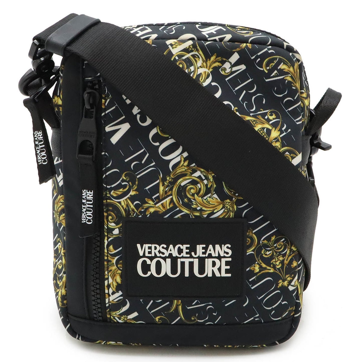 Versace Jeans Couture Versace Jeans Couture Shoulder Bag Pochette Nylon Black Yellow 73Ybf5