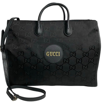 Gucci Off The Grid Gg Monogram Leather Canvas 2-Way Shoulder Bag