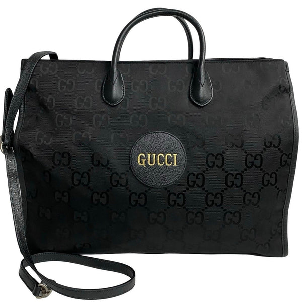 Gucci Off The Grid Gg Monogram Leather Canvas 2-Way Shoulder Bag