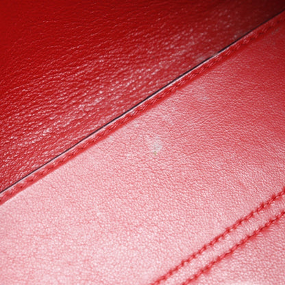 Loewe Avenue Shoulder Bag Repeat Anagram Chain Calf Made In Spain Red Crossbody A5 Magnetic Type