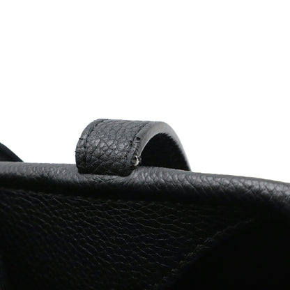 Celine Small Fold Cabas Tote Bag Shoulder Leather Black 194073