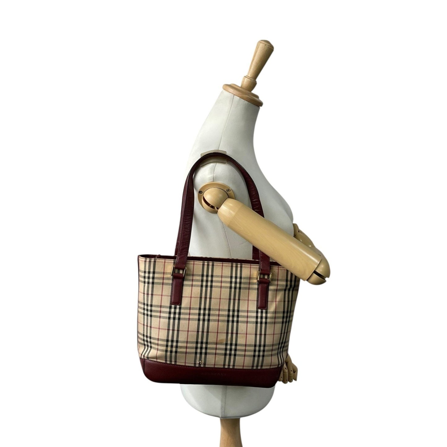 Burberry Nova Check Handbag Tote Bag