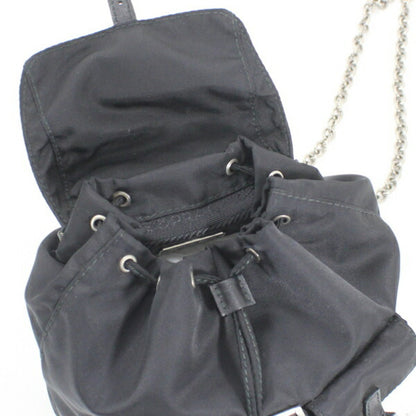 Prada Prada Shoulder Bag Mini Backpack Nylon Black 1Bh029
