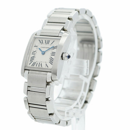 Cartier Tank Franaise Sm W51008Q3 Ivory Dial