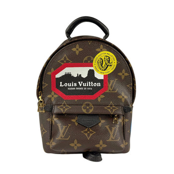 Louis Vuitton Louis Vuitton Backpack Monogram Palm Springs Canvas Brown Multicolor Gold