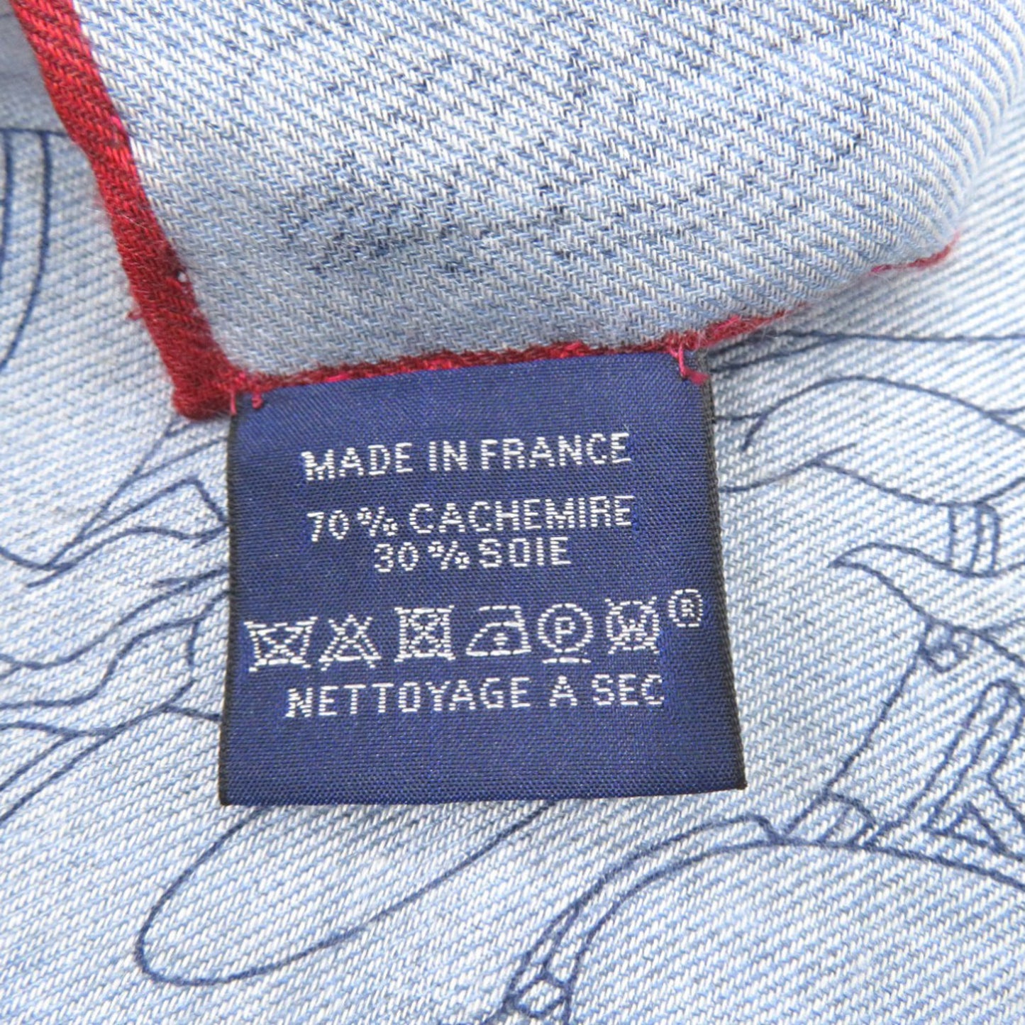 Unused Herms Carr H100 Les As Du Volant Scarf